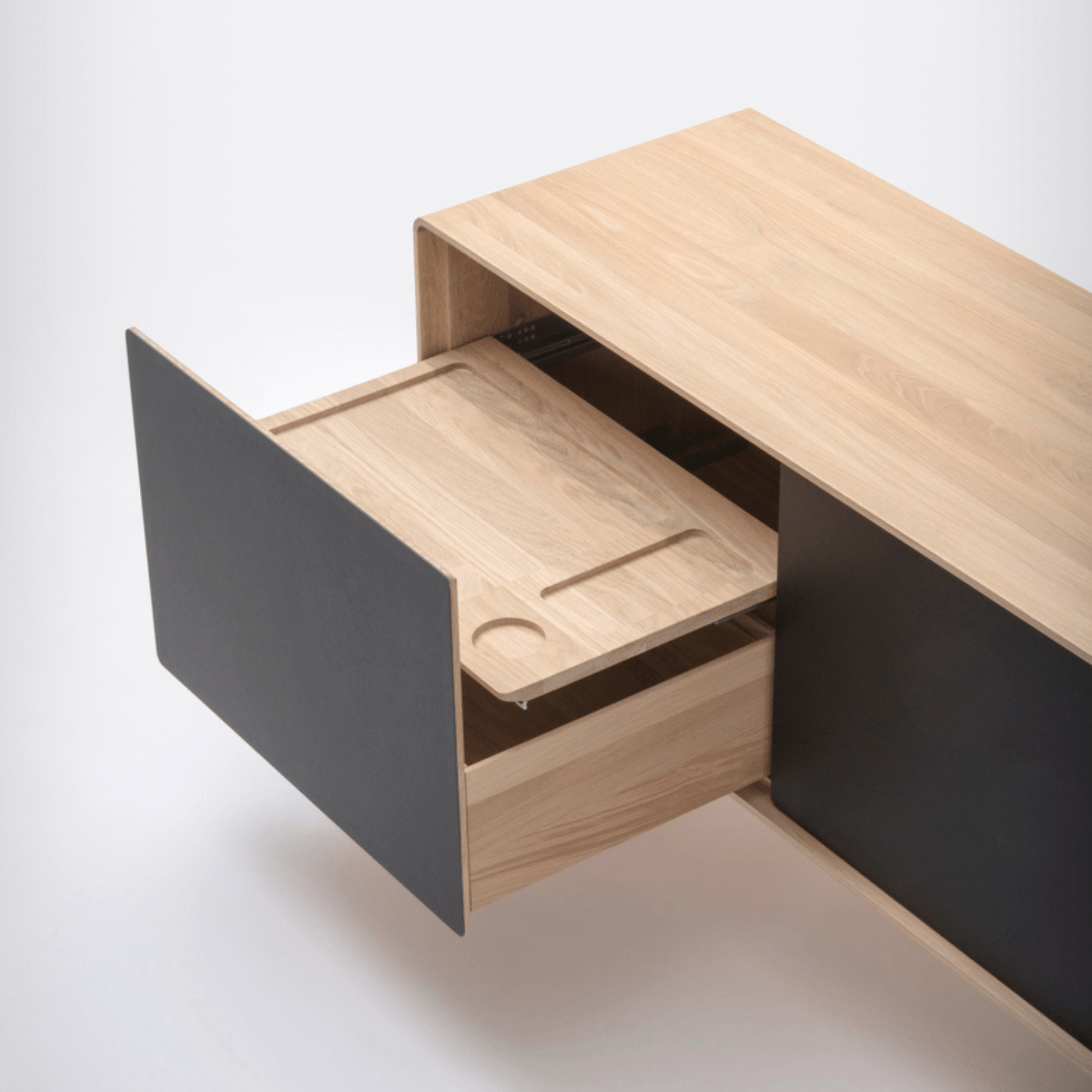 Fina-Sideboard-oak-natural-nero-180cm-drawer-HomeFurniture-ETUGENE