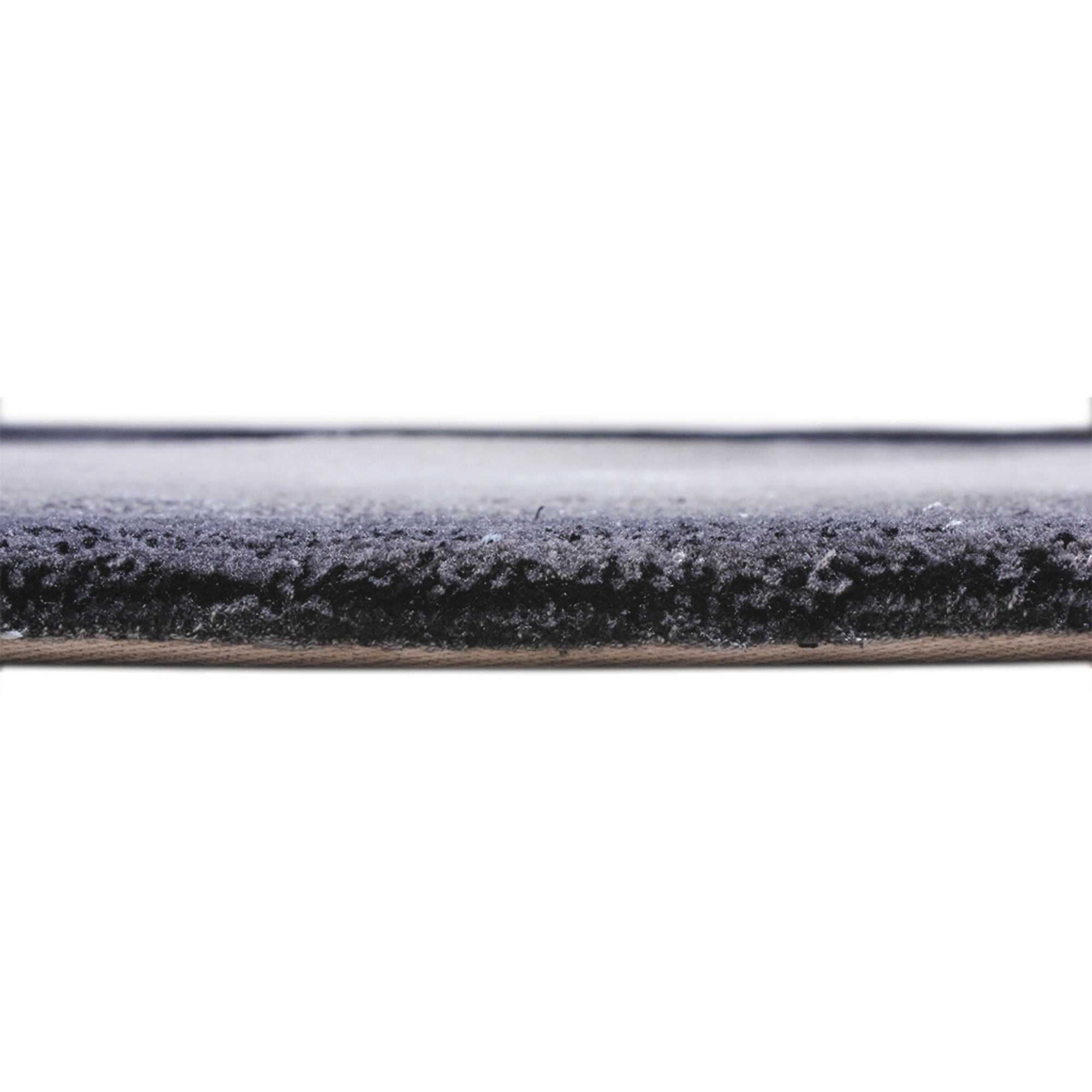 Handmade Wool Rug Tuft Weaving, Sustainable Contemporary Carpet, Back & Grey Overlapping Oval Shapes, Irregular Shape, Custom Made On-Demand in Turkiye_ETUGENE_Geo-005-A-Height