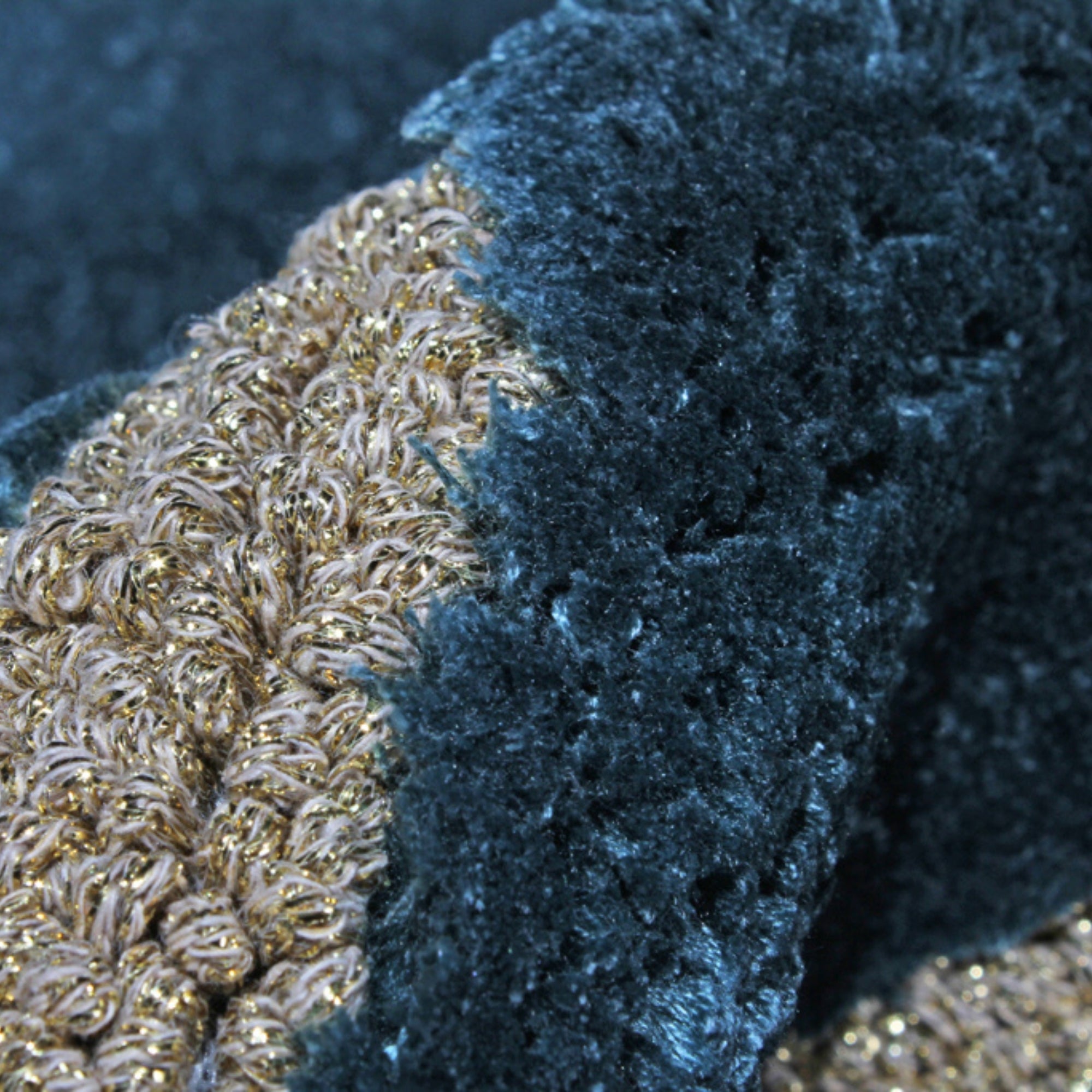 Handmade Wool Rug Tuft Weaving, Sustainable Contemporary Carpet, Blue Wave Design, Rectangular Shape, Custom Made On-Demand in Turkiye_ETUGENE_Shinny-003-T-Tuft