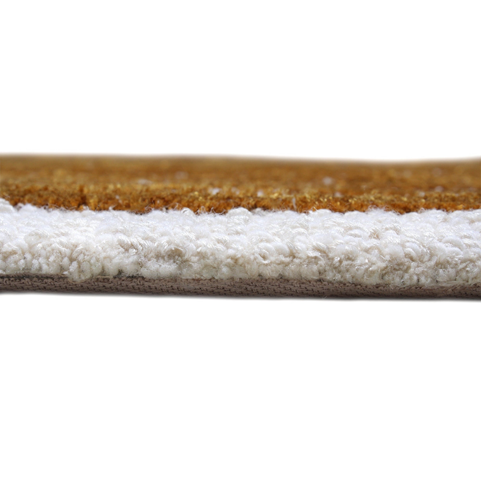 Handmade Wool Rug Tuft Weaving, Sustainable Contemporary Carpet, Bold Rings, Round Shape, Custom Made On-Demand in Turkiye_ETUGENE_Helix-001-F-Height