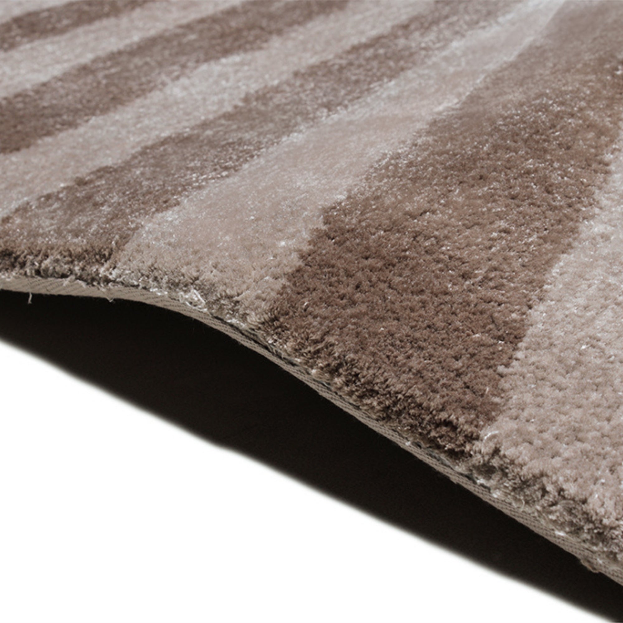 Handmade Wool Rug Tuft Weaving, Sustainable Contemporary Carpet, Brown Swirl Design, Irregular Shape, Custom Made On-Demand in Turkiye_ETUGENE_Weave-002-B-Border