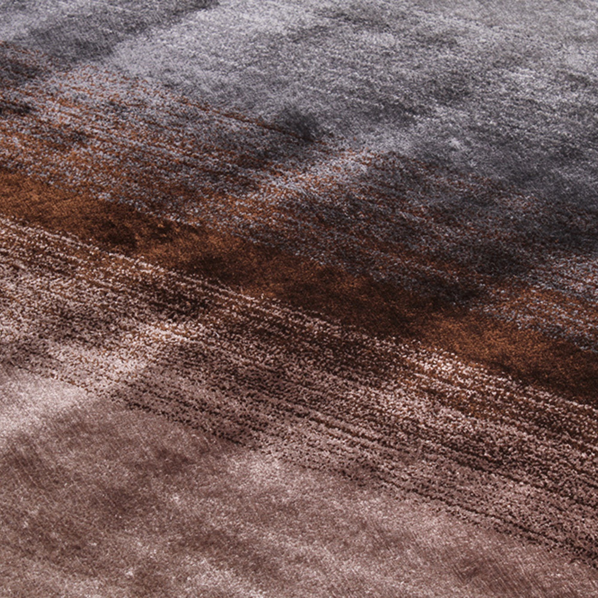 Handmade Wool Rug Tuft Weaving, Sustainable Contemporary Carpet, Gradient Design, Rectangular Shape, Custom Made On-Demand in Turkiye_ETUGENE_Gradient-003-B-Motifs