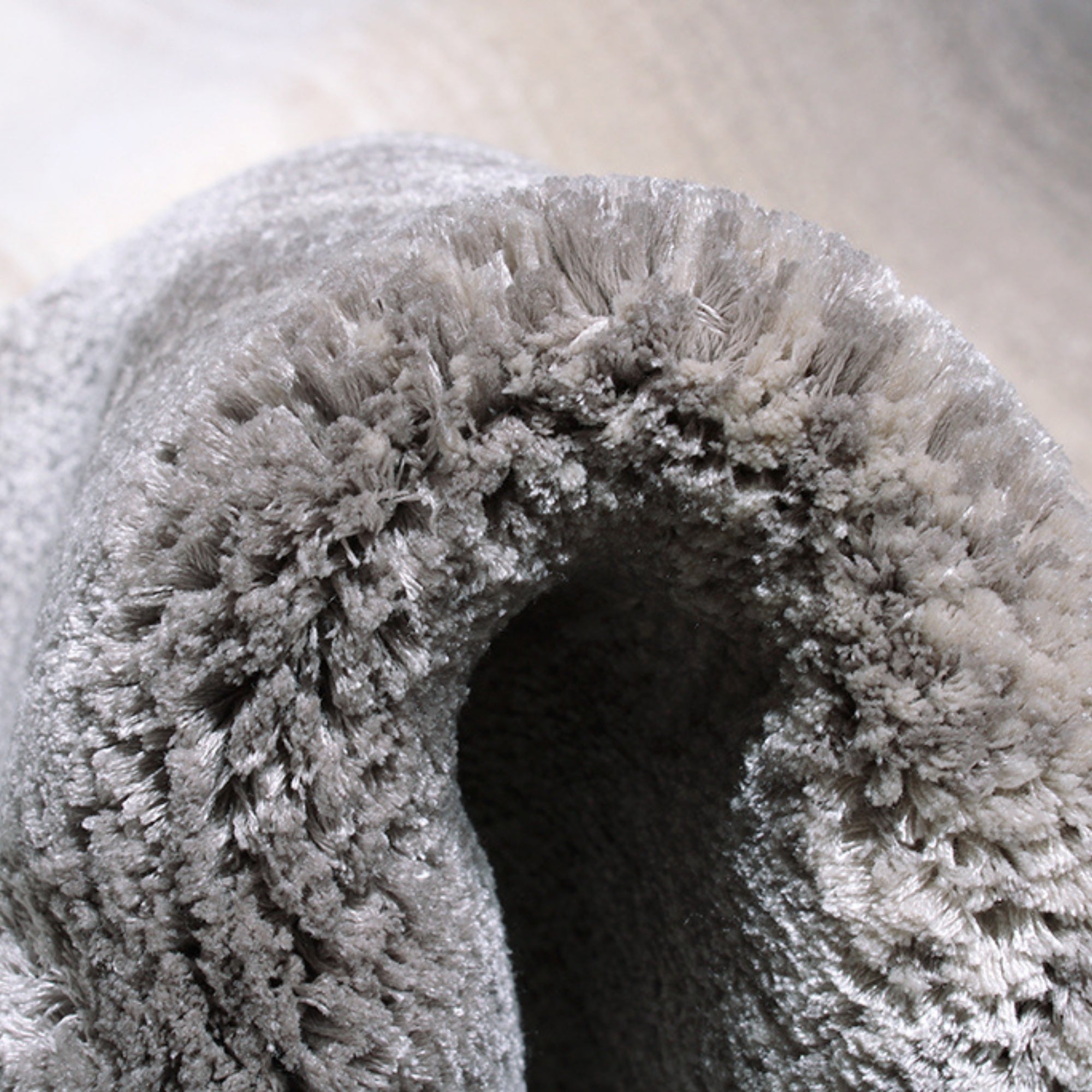 Handmade Wool Rug Tuft Weaving, Sustainable Contemporary Carpet, Interlocking Oval Shapes, Irregular Shape, Custom Made On-Demand in Turkiye_ETUGENE_Geo-005-D-Tuft