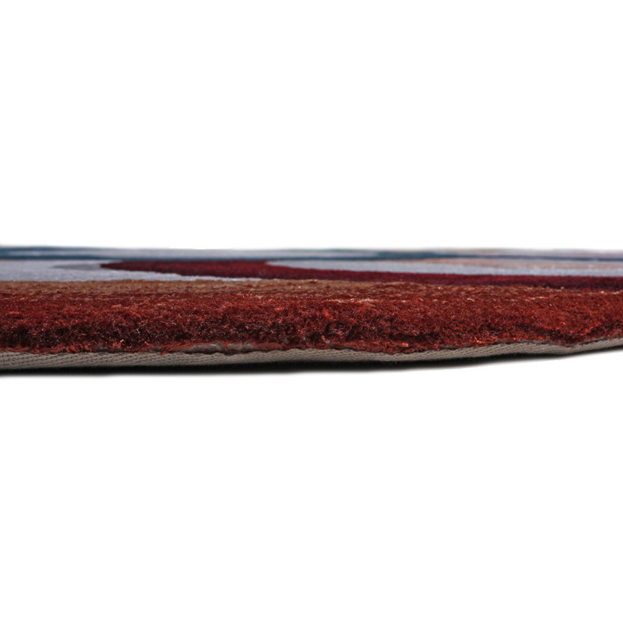 Handmade Wool Rug Tuft Weaving, Sustainable Contemporary Carpet, Rainbow Flower, Round Shape, Custom Made On-Demand in Turkiye_ETUGENE_Rainbow-001-Z-Height