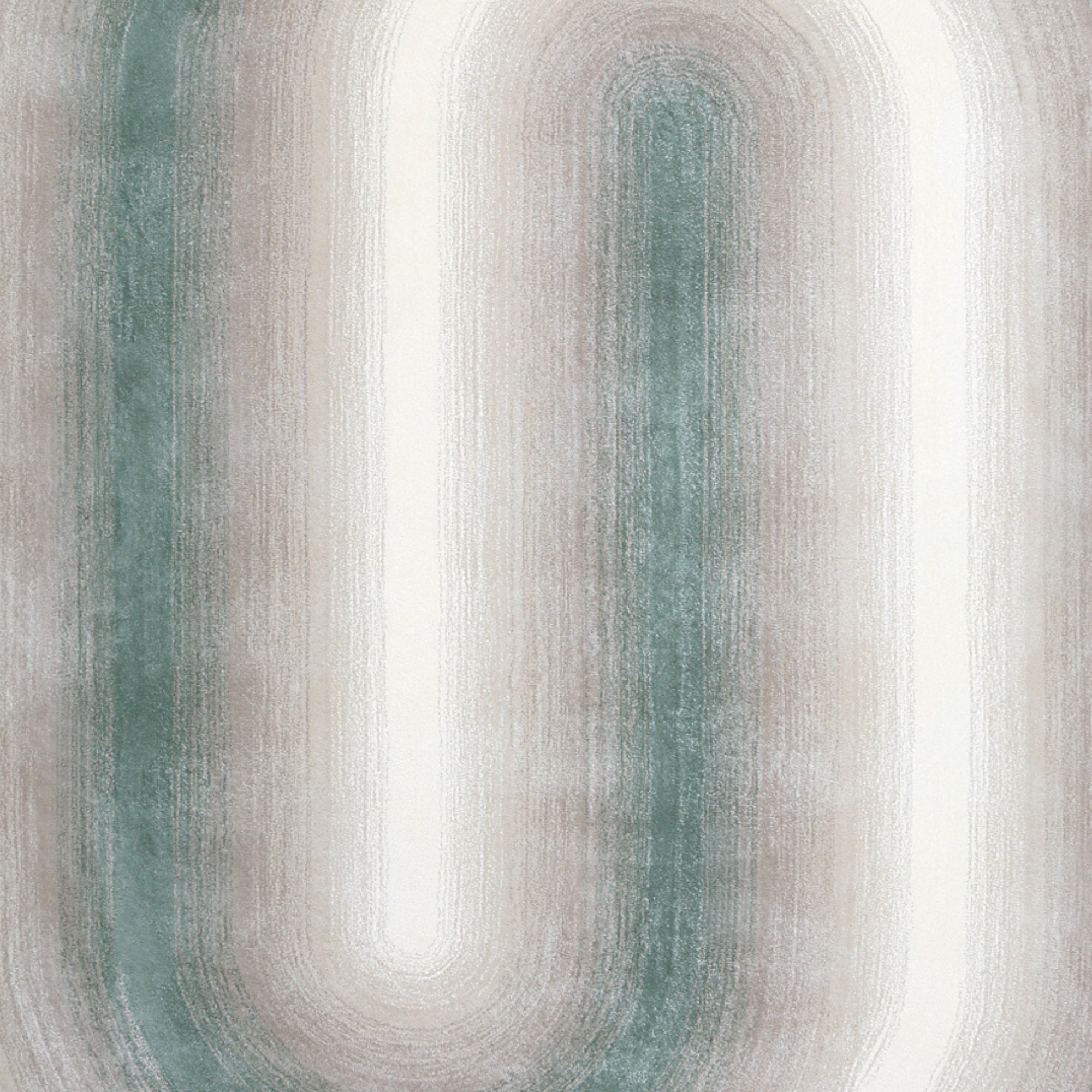 Handmade Wool Rug Tuft Weaving, Sustainable Contemporary Carpet, Two Interlocking Oval Shapes, Irregular Shape, Custom Made On-Demand in Turkiye_ETUGENE_Geo-005-Y-Motifs