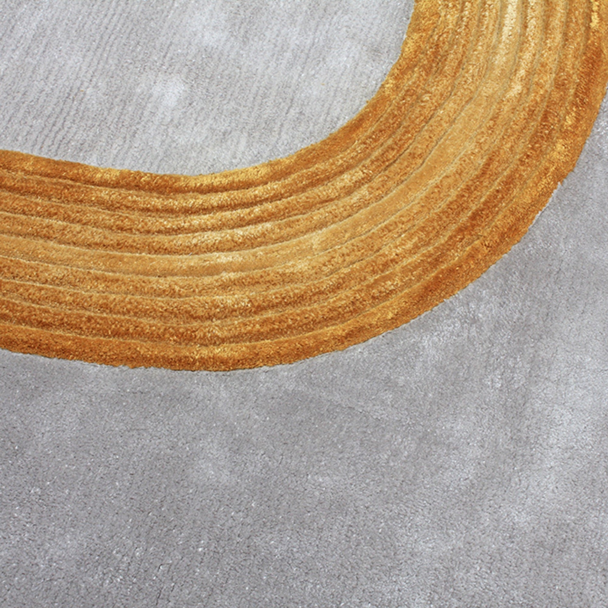 Handmade Wool Rug Tuft Weaving, Sustainable Contemporary Carpet, Two Overlapping Oval Shapes, Irregular Shape, Custom Made On-Demand in Turkiye_ETUGENE_Geo-003-B-Motifs