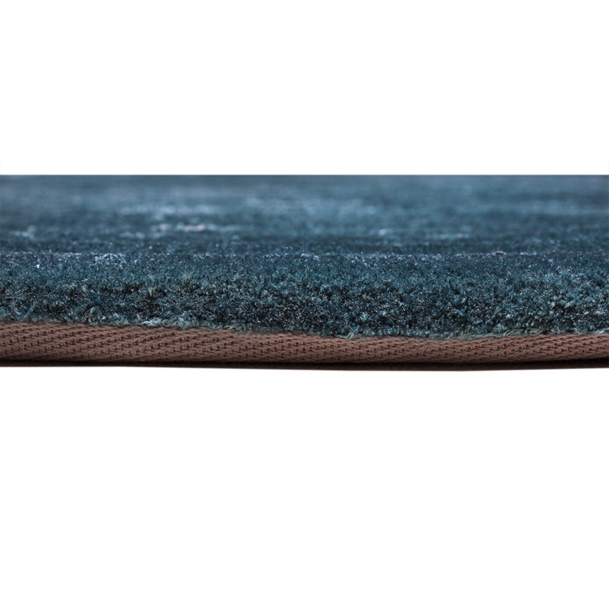 Handmade Wool Rug Tuft Weaving, Sustainable Contemporary Design Carpet, Blue Circles, Irregular Shape, Custom Made On-Demand in Turkiye_ETUGENE_Trace-006-J-Height