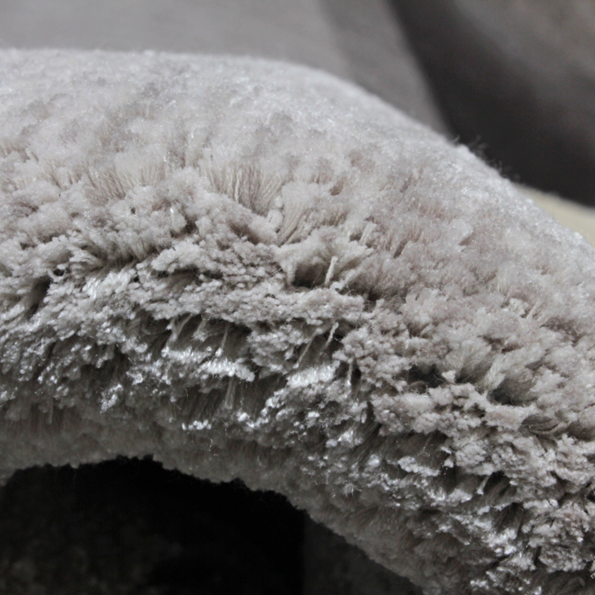 Handmade Wool Rug Tuft Weaving, Sustainable Contemporary Design Carpet, Grey Rounded Shapes, Irregular Shape, Custom Made On-Demand in Turkiye_ETUGENE_Geo-007-T-Tuft