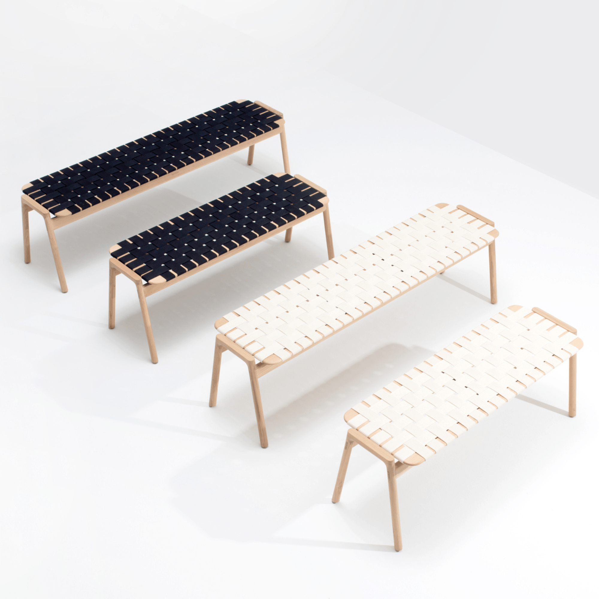 Klupa-Bench-oak-white-black-canva-HomeFurniture-ETUGENE