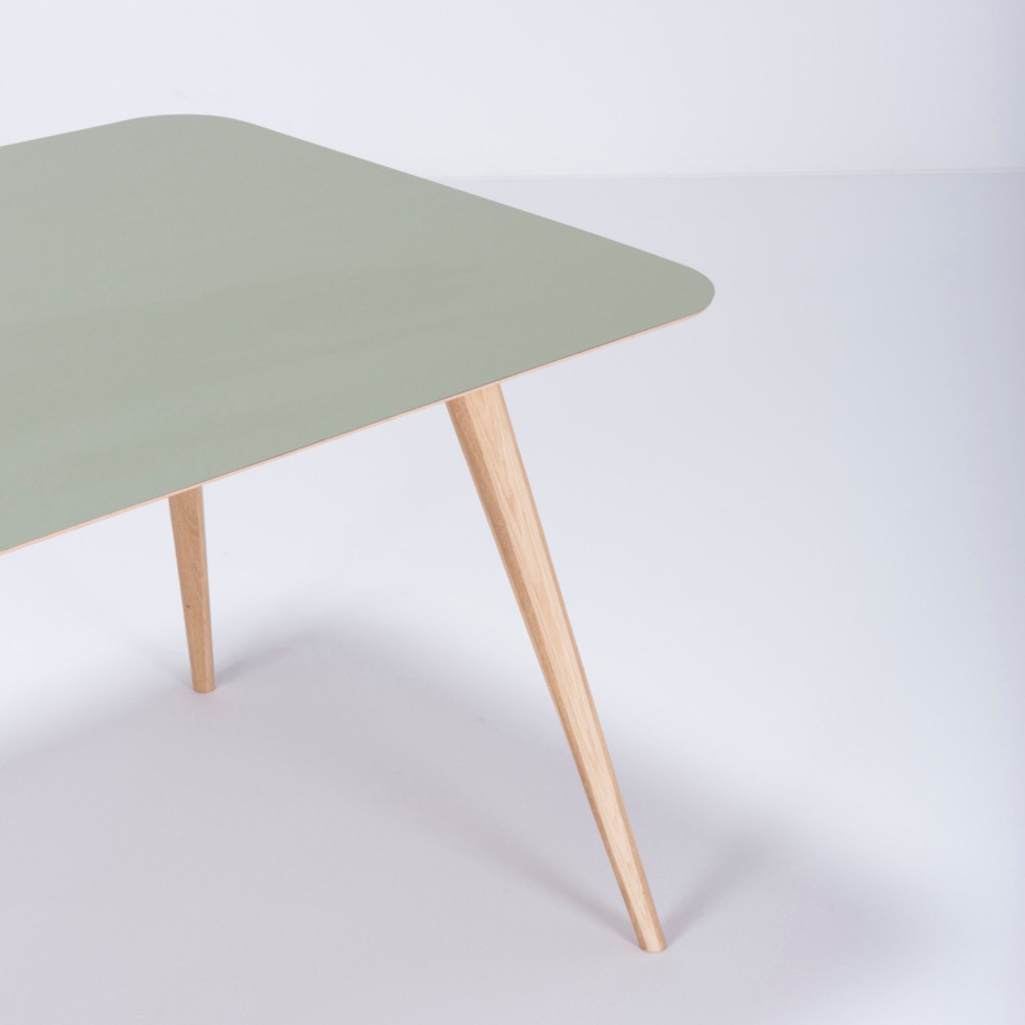 Stafa-Dining-Table-Solid-Wood-Linoleum-DarkOlive-Topview-ETUGENE