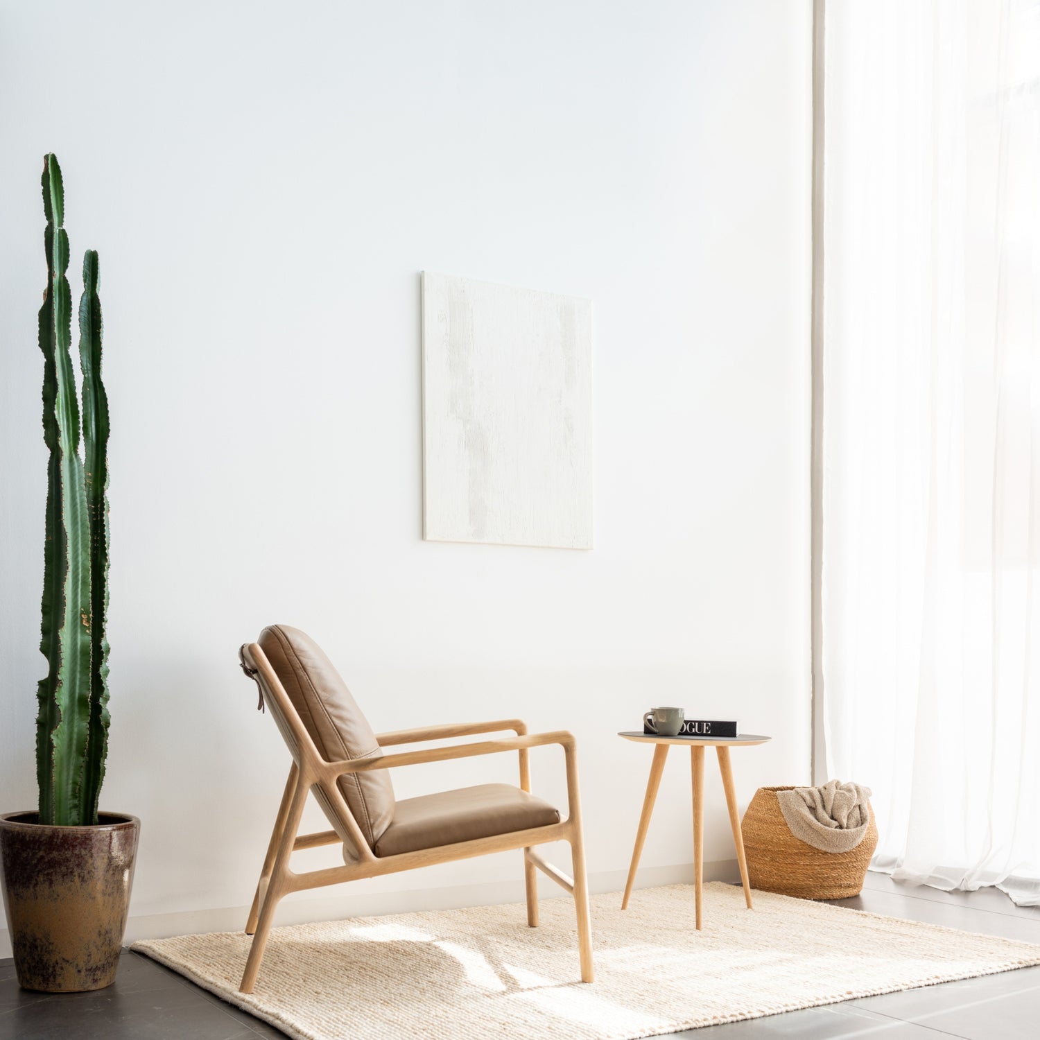 Arp-Side-Table-Solid-Wood-Linoleum-45cm-DarkOlive-ETUGENE