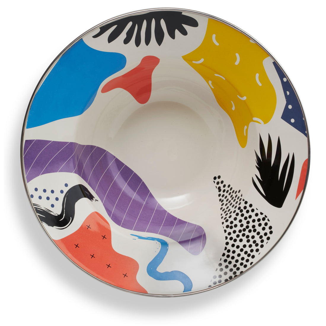 Art_Deco_Footed_Big_Fruit_Plate_Enameled_Steel_Handmade_Sustainable_30cm-FB15100_2-ETUGENE