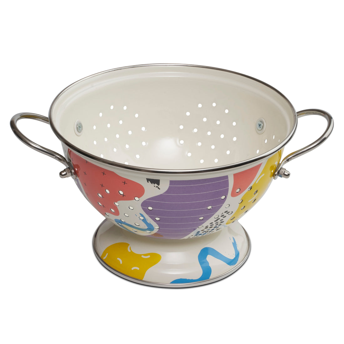 Art_Deco_Small_Colander_Handmade_Enameled_Steel_Kitchenware_22cm_FB16200_ETUGENE