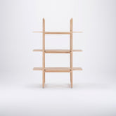 Bookshelf-Muse-Solid-Wood-140cm-Front-View-HomeFurniture-ETUGENE