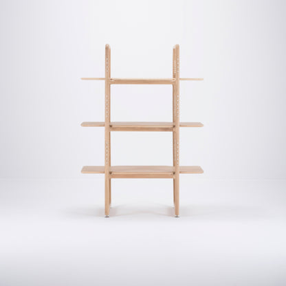 Bookshelf-Muse-Solid-Wood-140cm-Front-View-HomeFurniture-ETUGENE