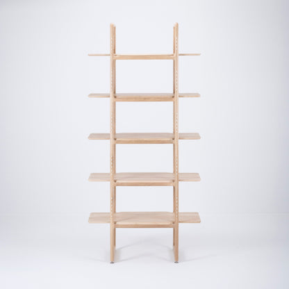 Bookshelf-Muse-Solid-Wood-216cm-Front-View-HomeFurniture-ETUGENE