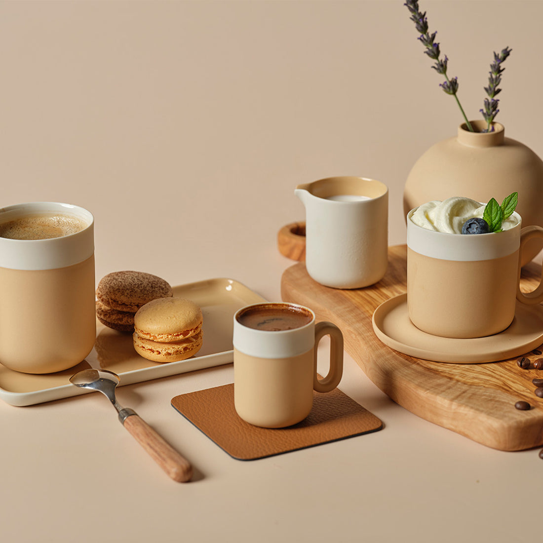 Capsule-Espresso-Cup-With-Saucer-Set-Of-2-Straw-Ivory-Porcelain-Handmade-LifestyleETUGENE