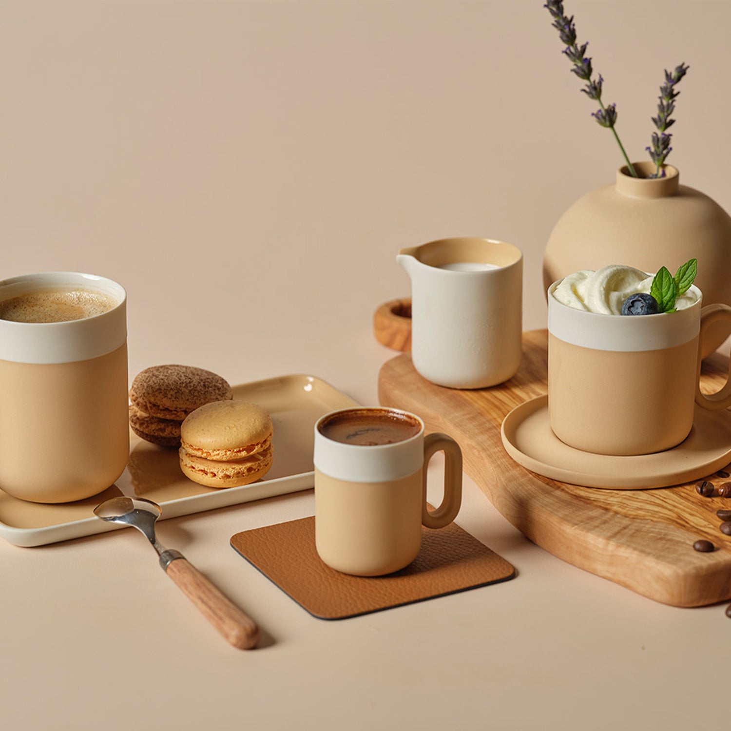 Capsule-Espresso-Cup-With-Saucer-Set-Of-2-Straw-Ivory-Porcelain-Handmade-LifestyleETUGENE