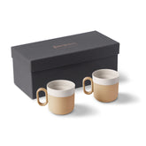 Capsule-Tea-Cup-Set-Of-2-Straw-Ivory-Porcelain-Handmade-ETUGENE