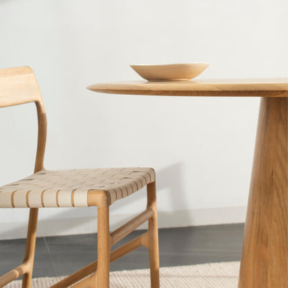 Dining-Table-Mushroom-Wood-Round-Table-126cm-for-4-6Persons-White-Fawn-Chair-HomeFurniture-ETUGENE