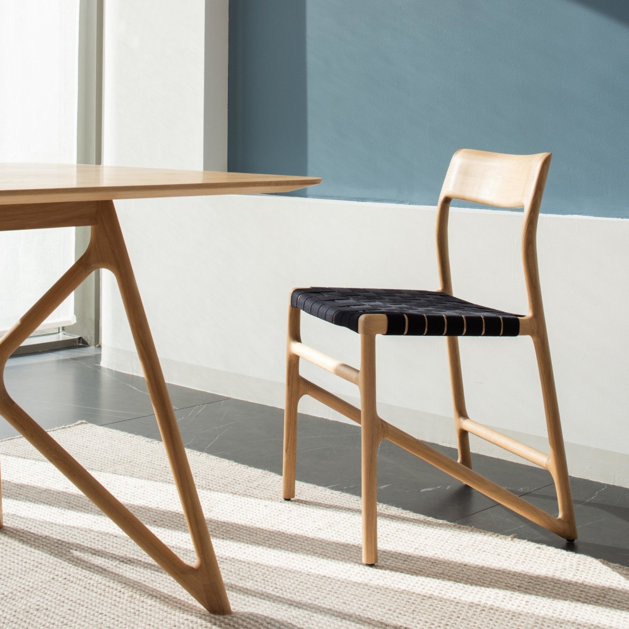 Fawn-Chair-Oak-Black-Canva-Webbing-Table-DiningRoom-HomeFurniture-ETUGENE