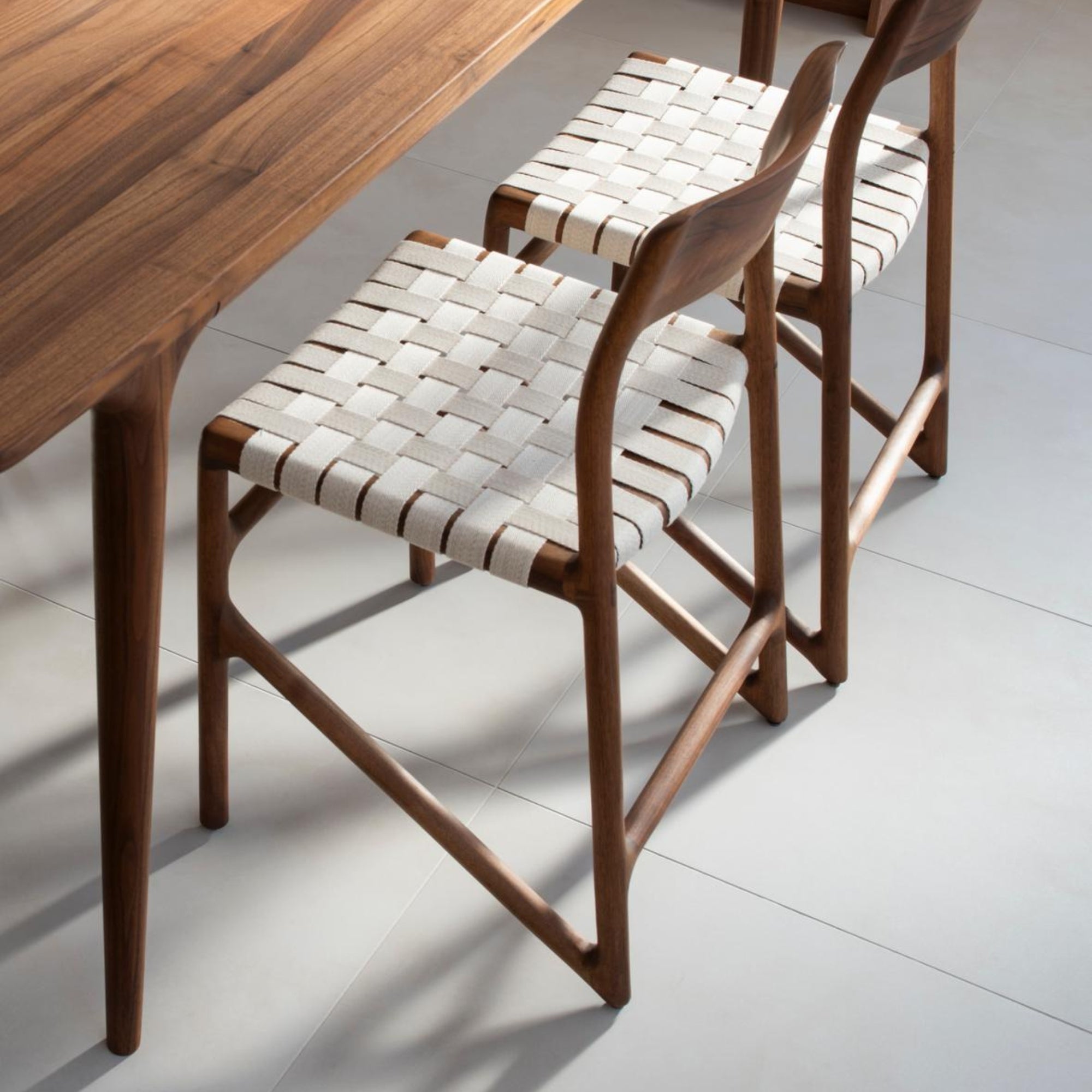 Fawn-Chair-Walnut-White-Herringbone-Webbing-fawn-table-DiningRoom-HomeFurniture-ETUGENE