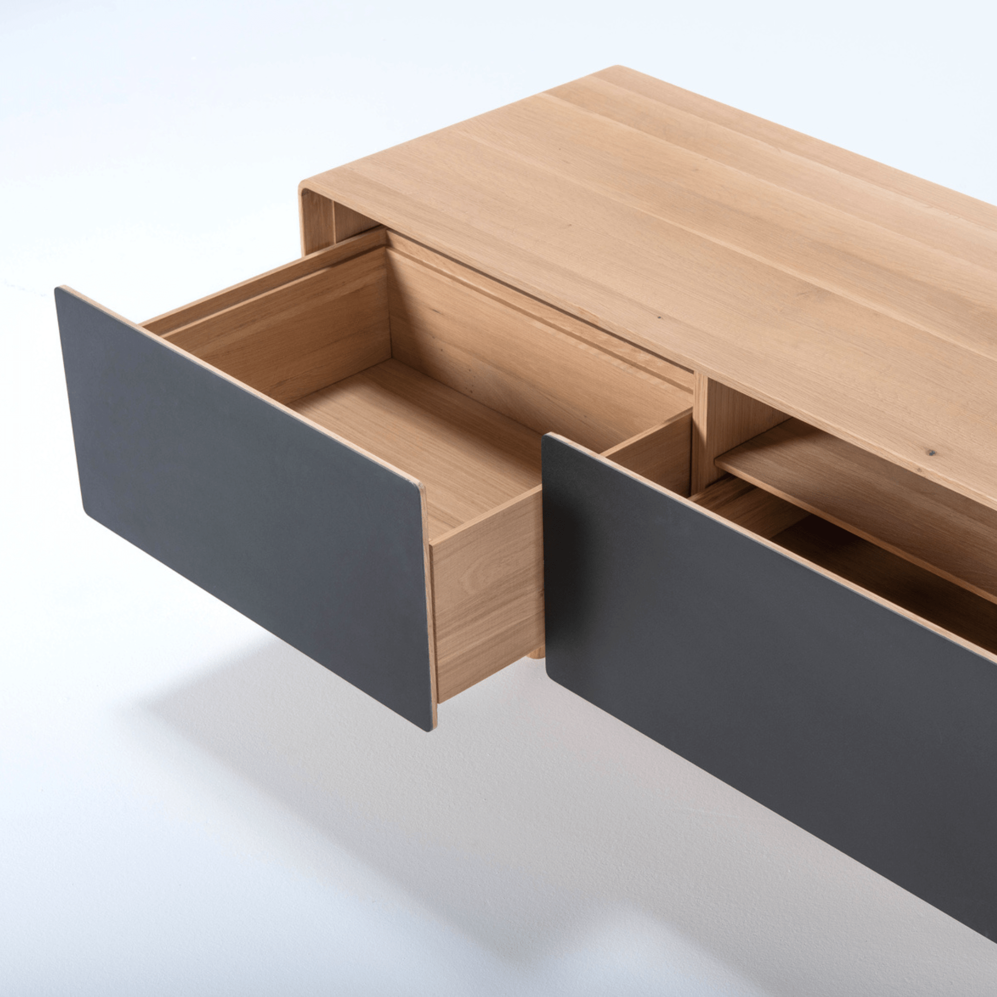 Fina-Lowboard-oak-natural-nero-160cm-drawers-HomeFurniture-ETUGENE
