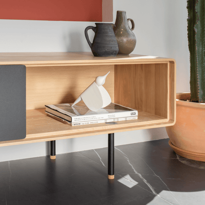 Fina-Lowboard-oak-natural-nero-200cm-zoom-HomeFurniture-ETUGENE