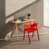 Flip-Chair-oak-lacquered-red-desk-DiningRoom-HomeFurniture-ETUGENE
