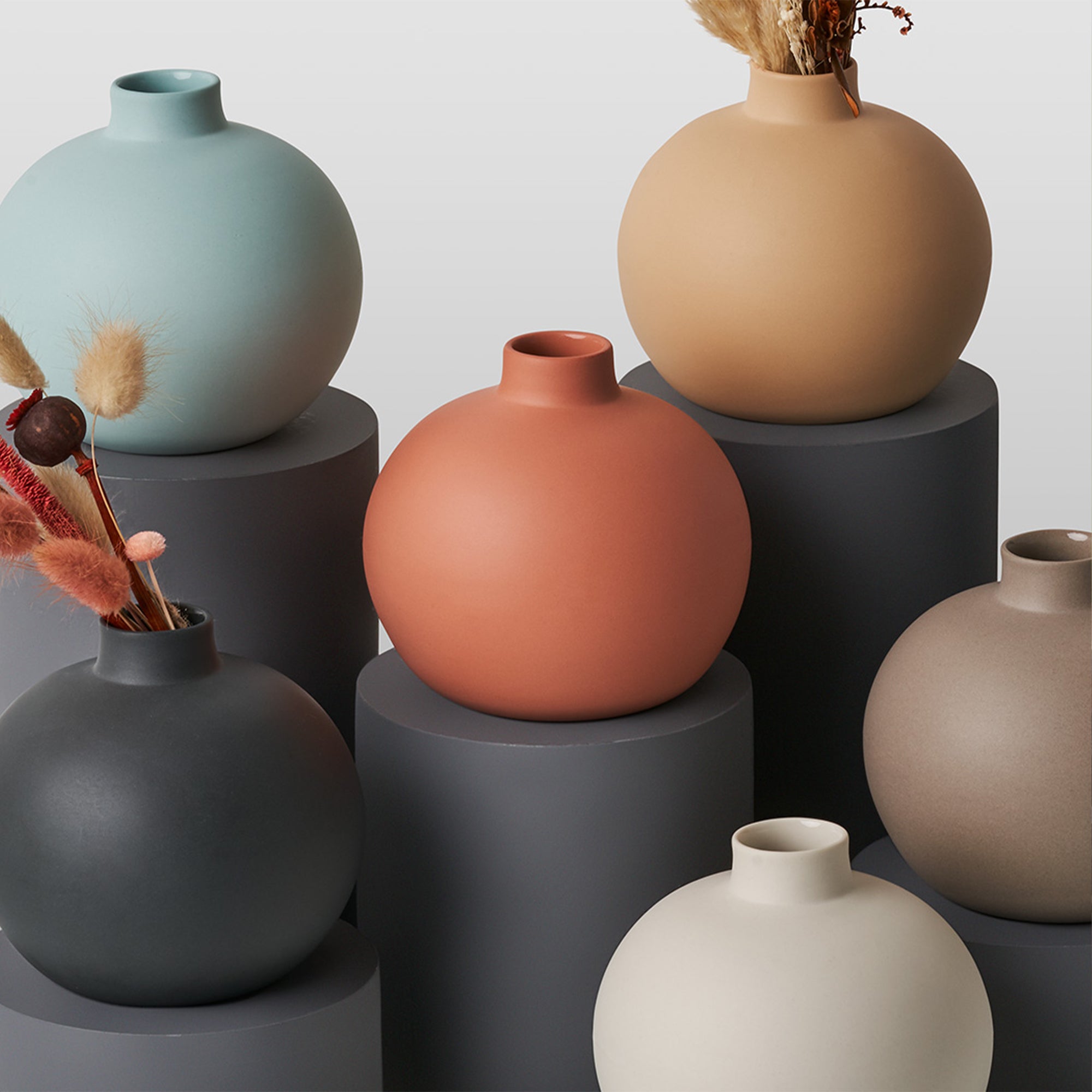 Handmade-Ball-Vase-Set-Porcelain-Sustainable-10cm-Contemporary-Flower-Vase-Home-Decoration-ETUGENE