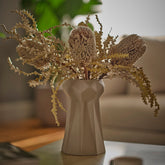 Handmade-Chess-Queen-Vase-Rock-Porcelain-Sustainable-22.5cm-Flower-ETUGENE