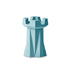 Handmade-Chess-Rook-Candle-Holder-Aqua-Porcelain-Sustainable-18cm-ETUGENE