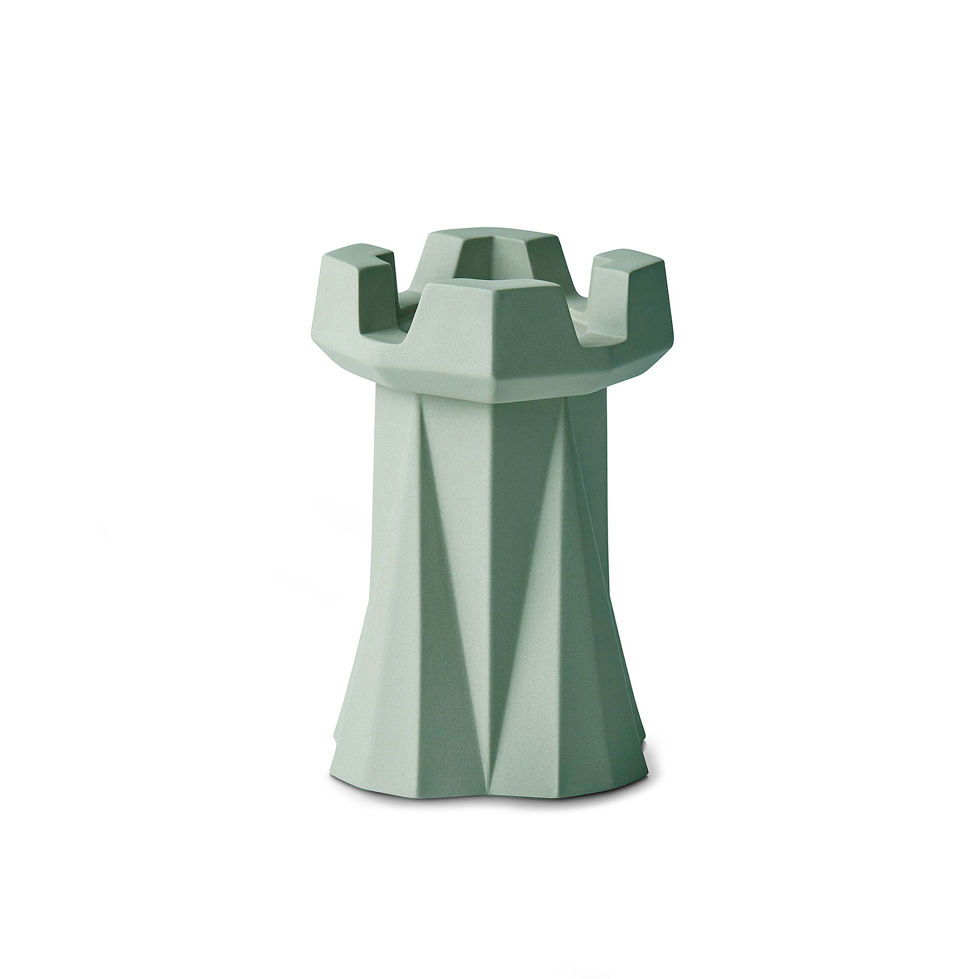 Handmade-Chess-Rook-Candle-Holder-Nile-Porcelain-Sustainable-18cm-ETUGENE