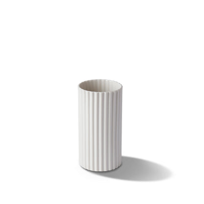 Handmade-Corinth-Short-Vase-Ivory-Porcelain-Sustainable-10.8cm-ETUGENE