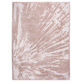 Handmade Wool Rug Tuft Weaving, Sustainable Contemporary Carpet, Beige Projection Design, Rectangular Shape, Custom Made On-Demand in Turkiye_ETUGENE_Tissues-004-Beige