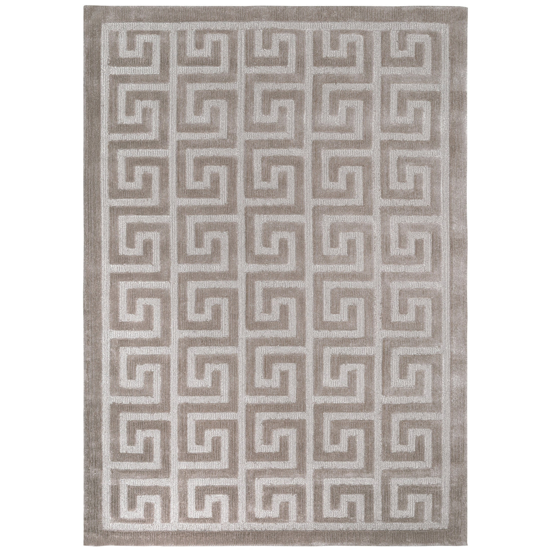 Handmade Wool Rug Tuft Weaving, Sustainable Contemporary Carpet, Beige Square Design, Rectangular Shape, Custom Made On-Demand in Turkiye_ETUGENE_Parquet-003-B-D-3