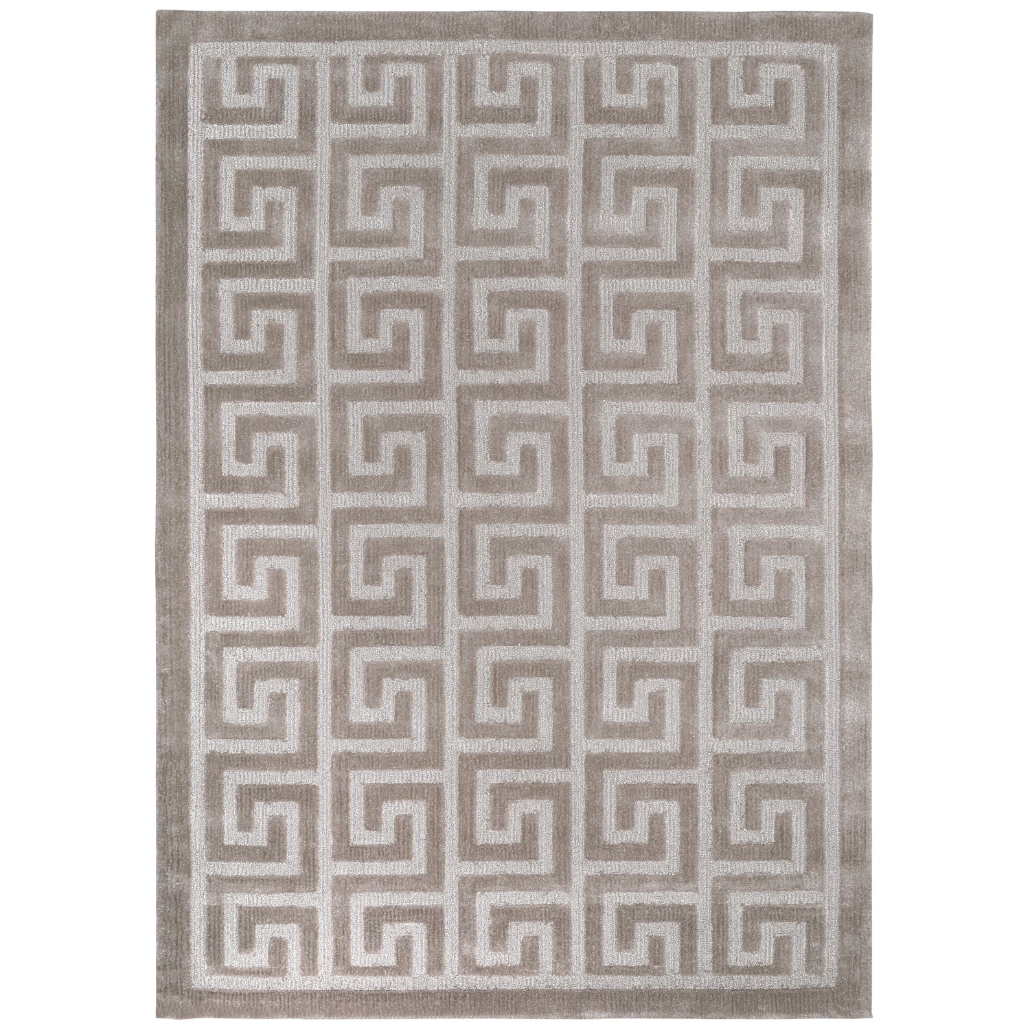 Handmade Wool Rug Tuft Weaving, Sustainable Contemporary Carpet, Beige Square Design, Rectangular Shape, Custom Made On-Demand in Turkiye_ETUGENE_Parquet-003-B-D-3