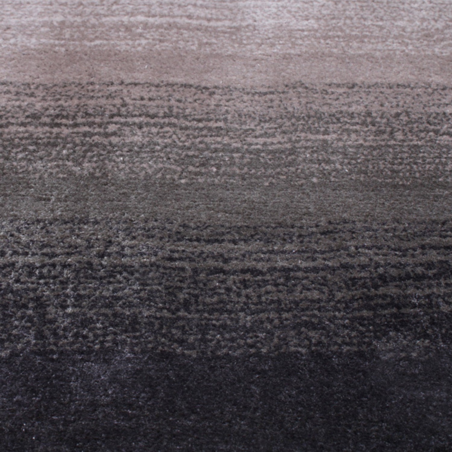 Handmade Wool Rug Tuft Weaving, Sustainable Contemporary Carpet, Black Gradient Design, Irregular Shape, Custom Made On-Demand in Turkiye_ETUGENE_Quartz-001-A-Details