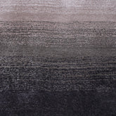 Handmade Wool Rug Tuft Weaving, Sustainable Contemporary Carpet, Black Gradient Design, Irregular Shape, Custom Made On-Demand in Turkiye_ETUGENE_Quartz-001-A-Details