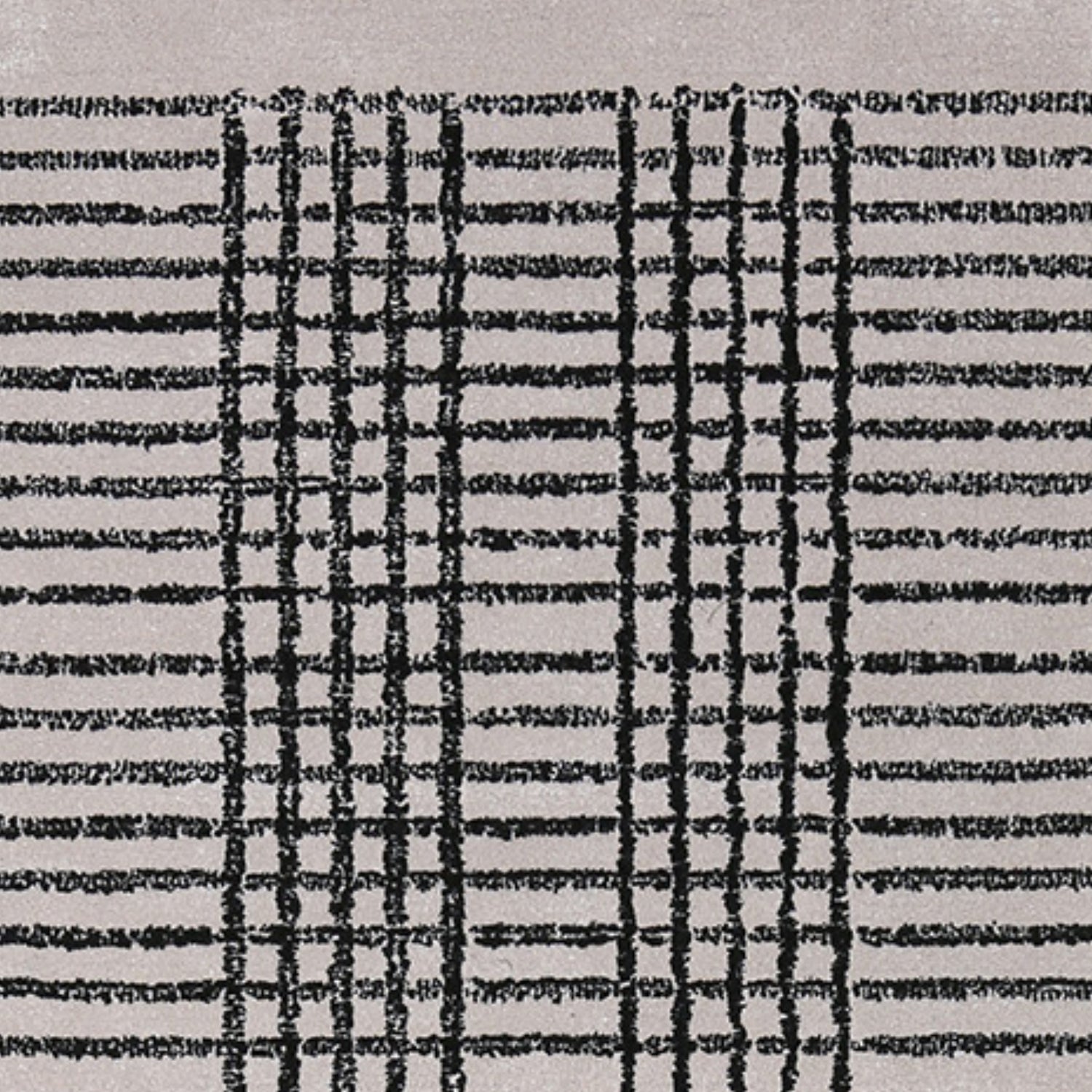 Handmade Wool Rug Tuft Weaving, Sustainable Contemporary Carpet, Black Lines, Irregular Shape, Custom Made On-Demand in Turkiye_ETUGENE_Karre-002-K-D-7-Motifs