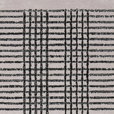 Handmade Wool Rug Tuft Weaving, Sustainable Contemporary Carpet, Black Lines, Irregular Shape, Custom Made On-Demand in Turkiye_ETUGENE_Karre-002-K-D-7-Motifs