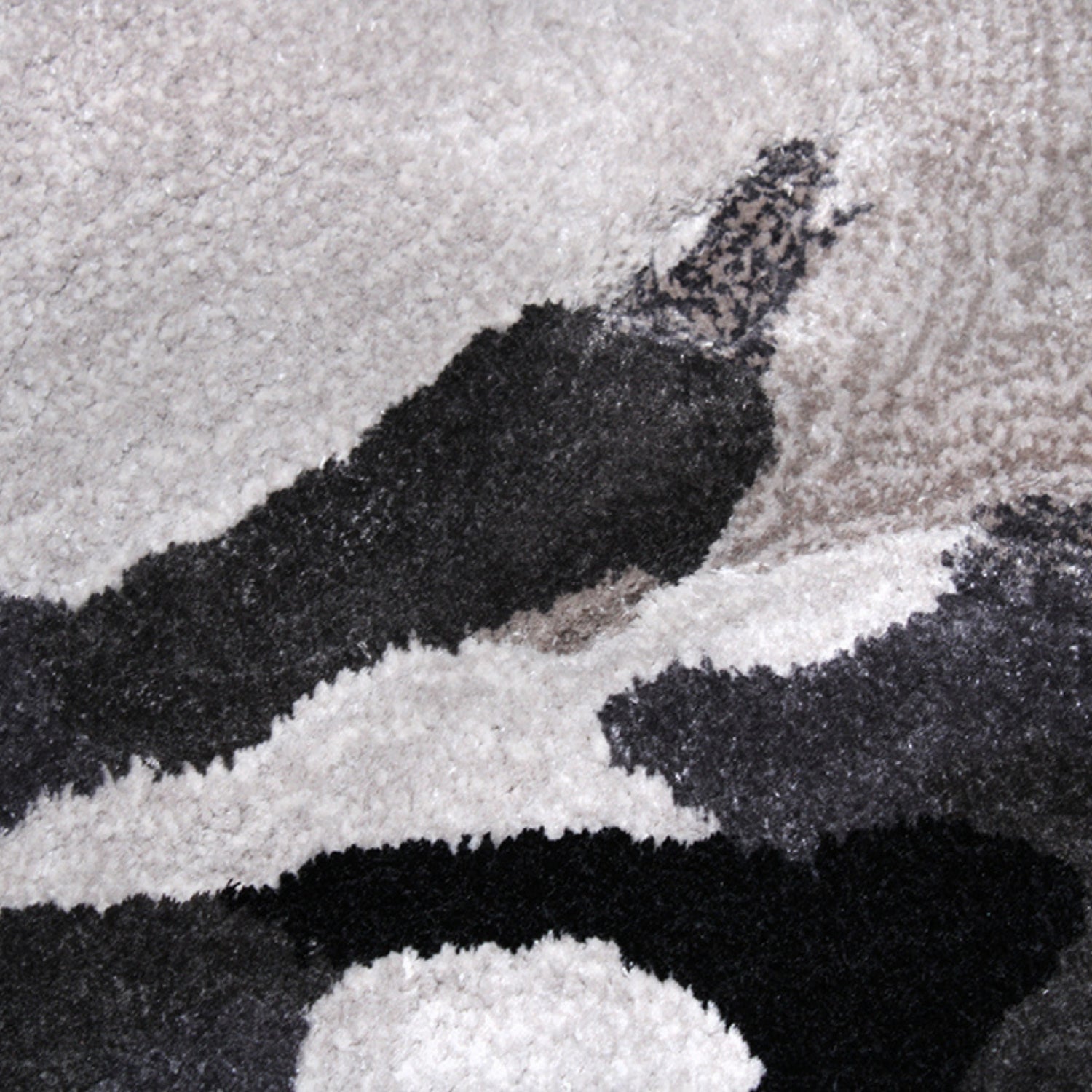 Handmade Wool Rug Tuft Weaving, Sustainable Contemporary Carpet, Black Rock Shape, Irregular Shape, Custom Made On-Demand in Turkiye_ETUGENE_Rock-001-A-Motifs