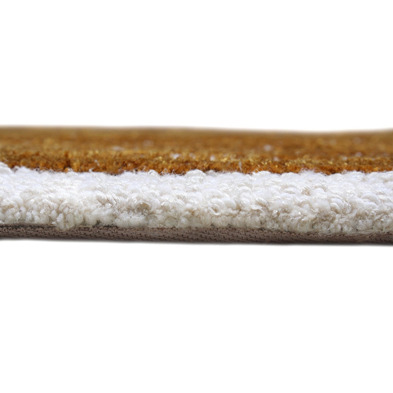 Handmade Wool Rug Tuft Weaving, Sustainable Contemporary Carpet, Bold Rings, Round Shape, Custom Made On-Demand in Turkiye_ETUGENE_Helix-001-F-Height