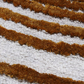 Handmade Wool Rug Tuft Weaving, Sustainable Contemporary Carpet, Bold Rings, Round Shape, Custom Made On-Demand in Turkiye_ETUGENE_Helix-001-F-Motifs