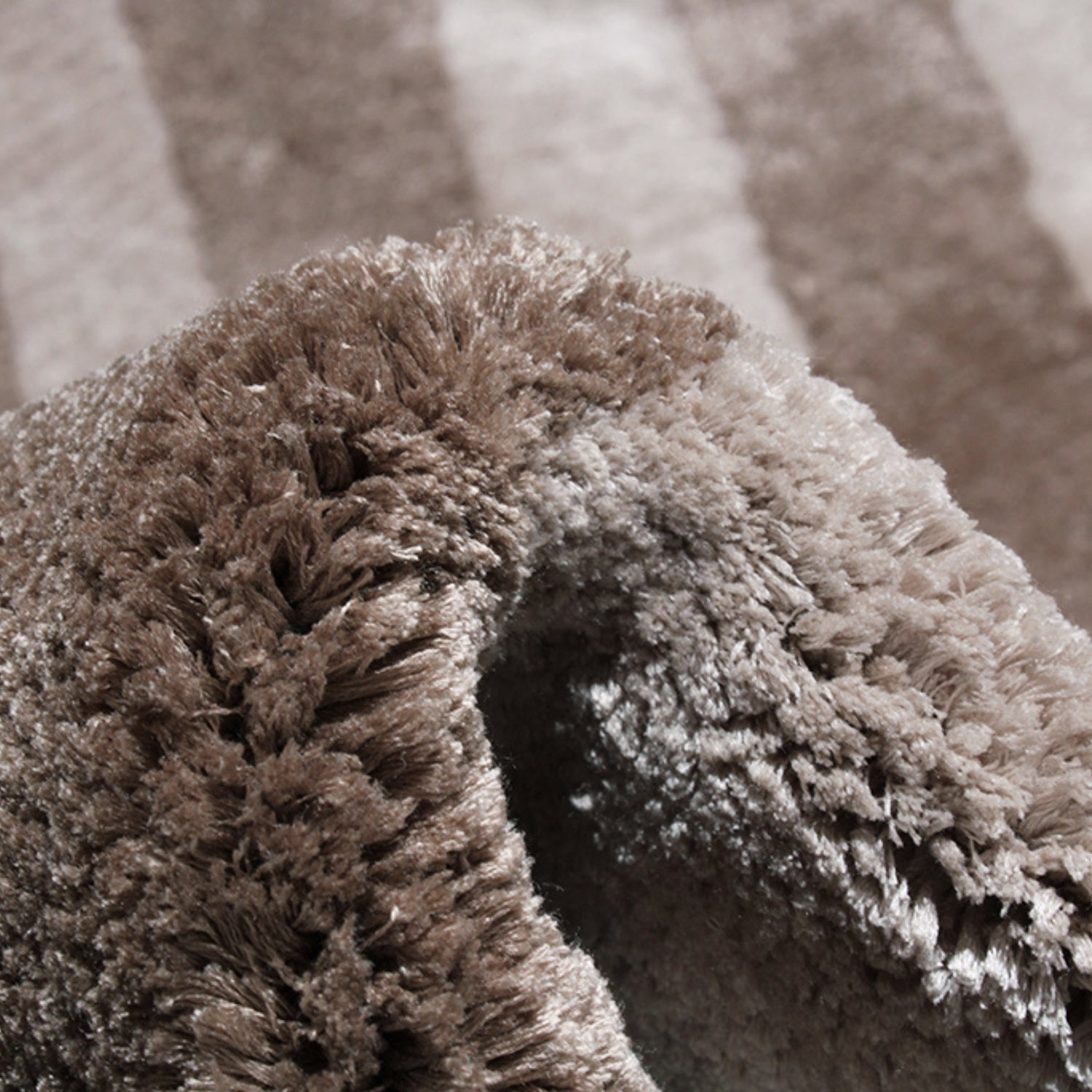 Handmade Wool Rug Tuft Weaving, Sustainable Contemporary Carpet, Brown Swirl Design, Irregular Shape, Custom Made On-Demand in Turkiye_ETUGENE_Weave-002-B-Tuft