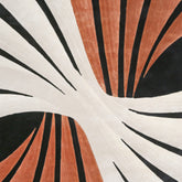 Handmade Wool Rug Tuft Weaving, Sustainable Contemporary Carpet, Coral Pleat Design, Irregular Shape, Custom Made On-Demand in Turkiye_ETUGENE_Pleat-002-D-Design