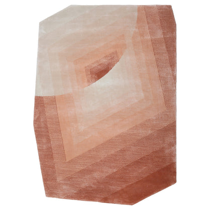 Handmade Wool Rug Tuft Weaving, Sustainable Contemporary Carpet, Coral Three-Dimension Design, Irregular Shape, Custom Made On-Demand in Turkiye_ETUGENE_Georef-001-D