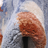 Handmade Wool Rug Tuft Weaving, Sustainable Contemporary Carpet, Floral Design, Rectangular Shape, Custom Made On-Demand in Turkiye_ETUGENE_Flora-001-GV-Tuft