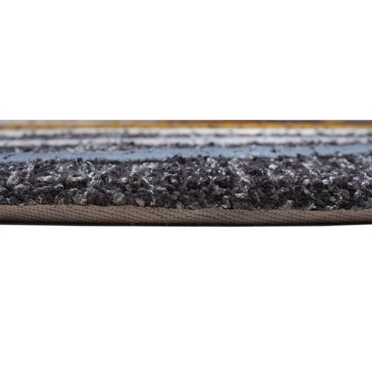 Handmade Wool Rug Tuft Weaving, Sustainable Contemporary Carpet, Flowing Curves, Round Shape, Custom Made On-Demand in Turkiye_ETUGENE_Helix-003-JX-Height