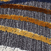 Handmade Wool Rug Tuft Weaving, Sustainable Contemporary Carpet, Flowing Curves, Round Shape, Custom Made On-Demand in Turkiye_ETUGENE_Helix-003-JX-Motifs